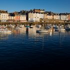 morgens gegen 6:30 in Douarnenez, Bretagne, Finistére