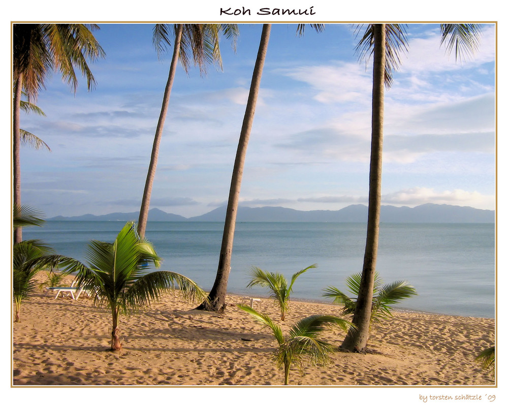 Morgens halb 10 auf Koh Samui