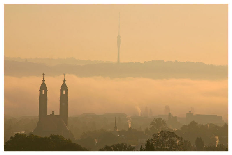 Morgens halb acht in Dresden