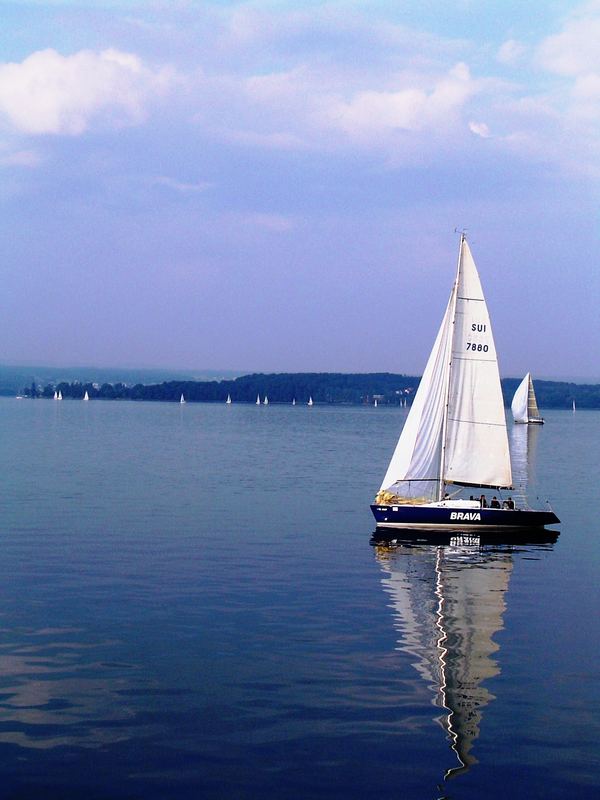 ...morgens halb sieben auf dem Bodensee...