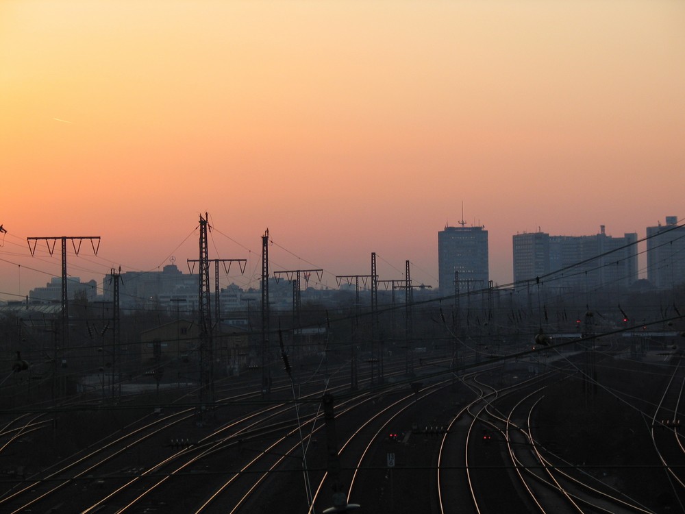 Morgens halb sieben in Essen