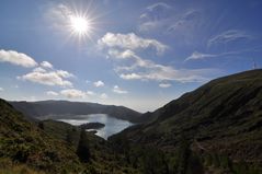 Morgens, halb zehn in Portugal: Der Lagoa do Fogo