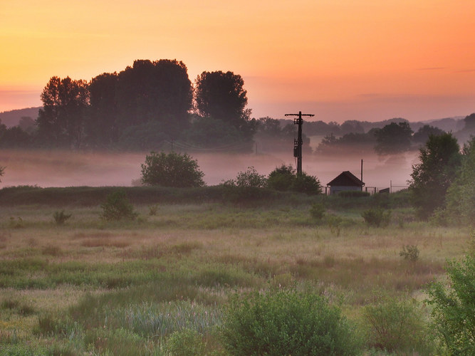 Morgens hinterm Indugebiet