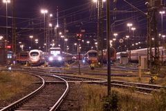 Morgens im Abstellbahnhof