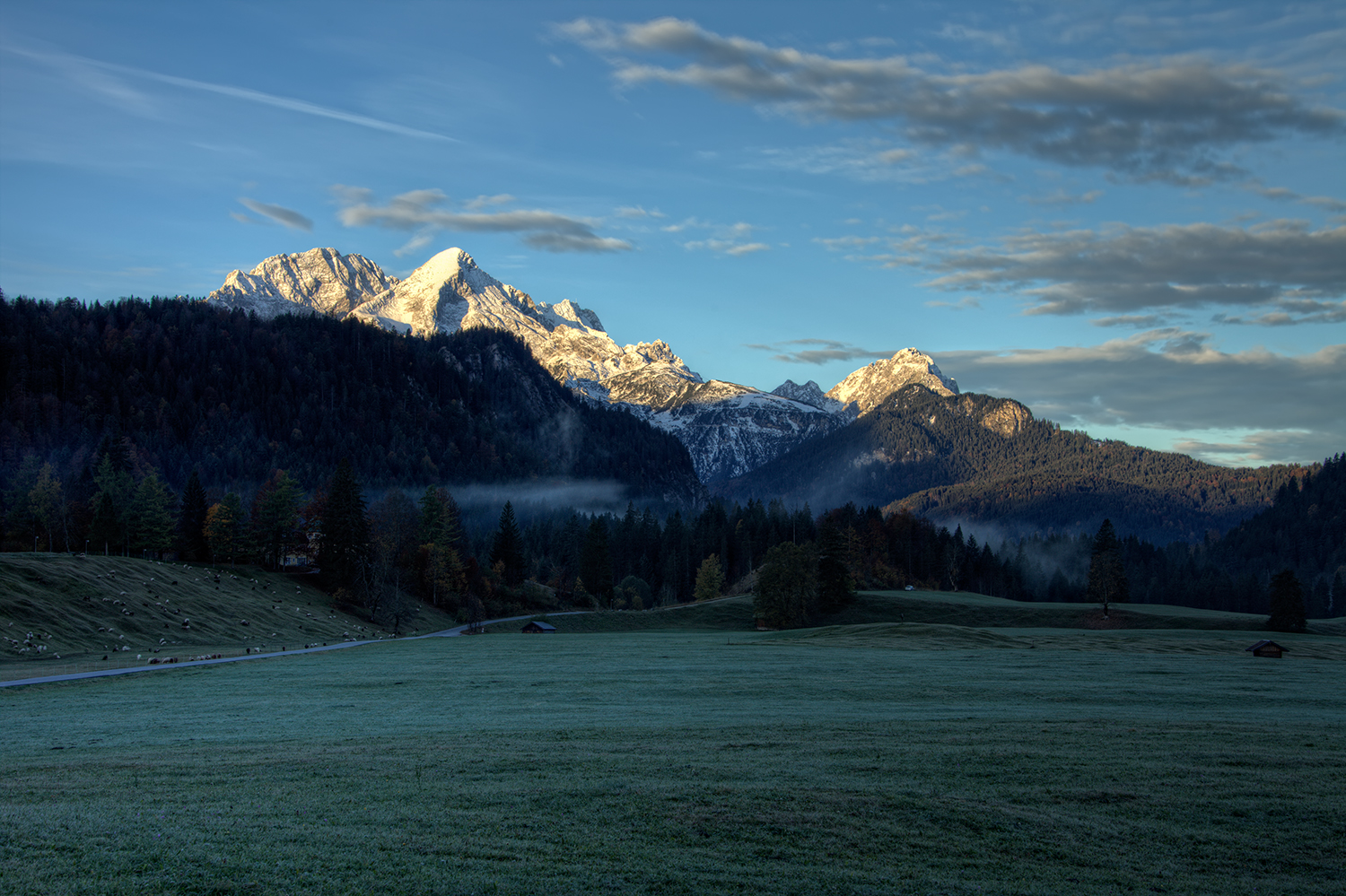 morgens im Elmauer Tal