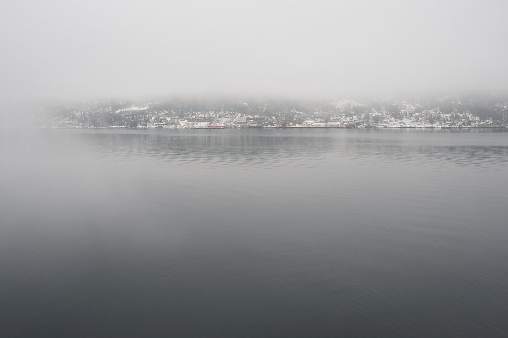 Morgens im Fjord