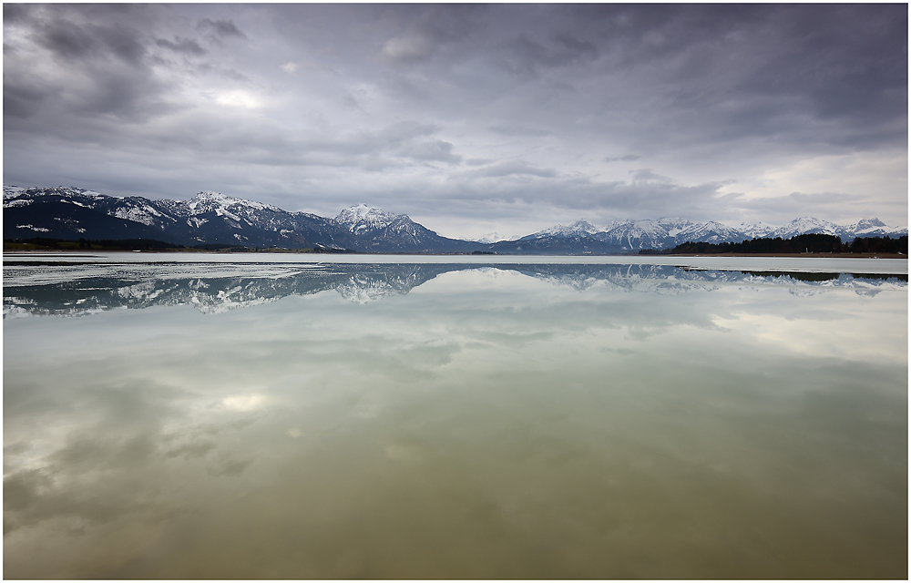 Morgens im Forggensee