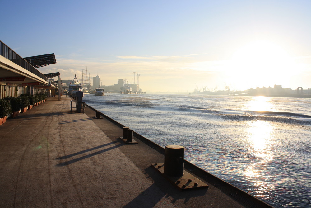 morgens im Hafen