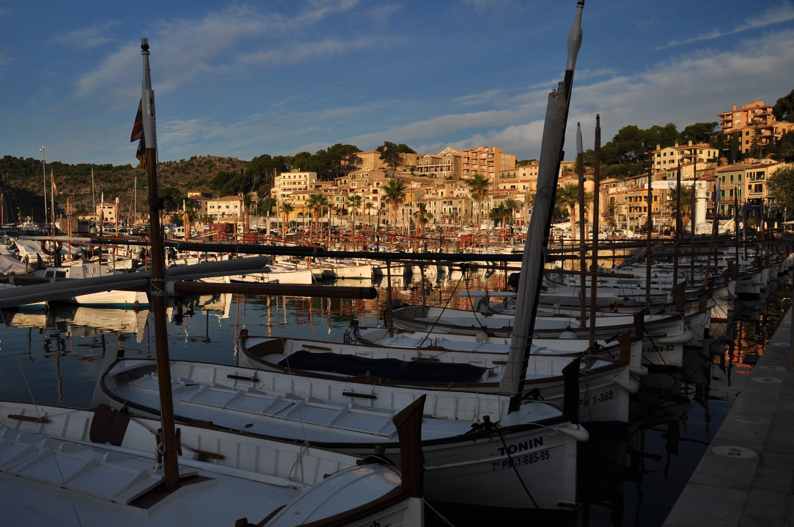 morgens im Hafen von Port de Soller