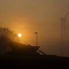 Morgens im Kreisverkehr bei Griethausen