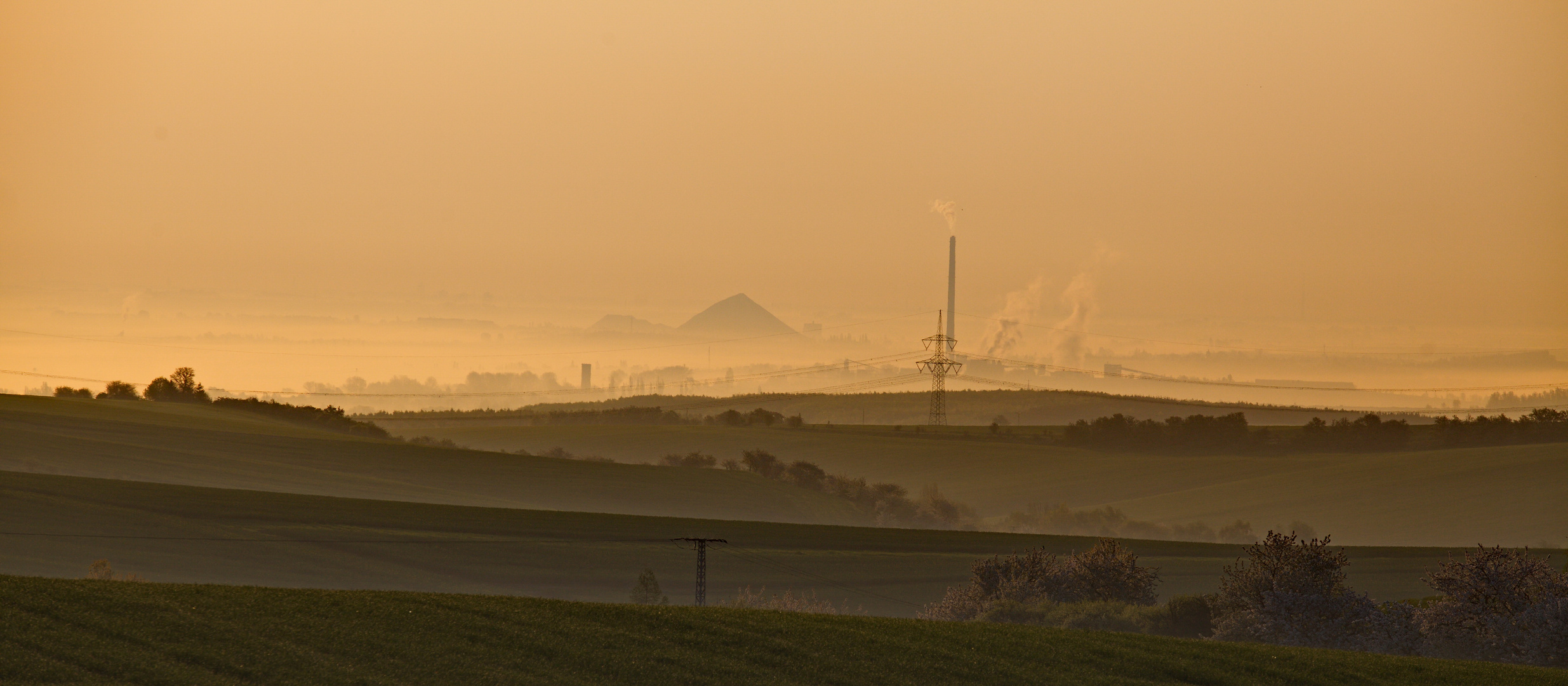 Morgens im Mansfelder Land