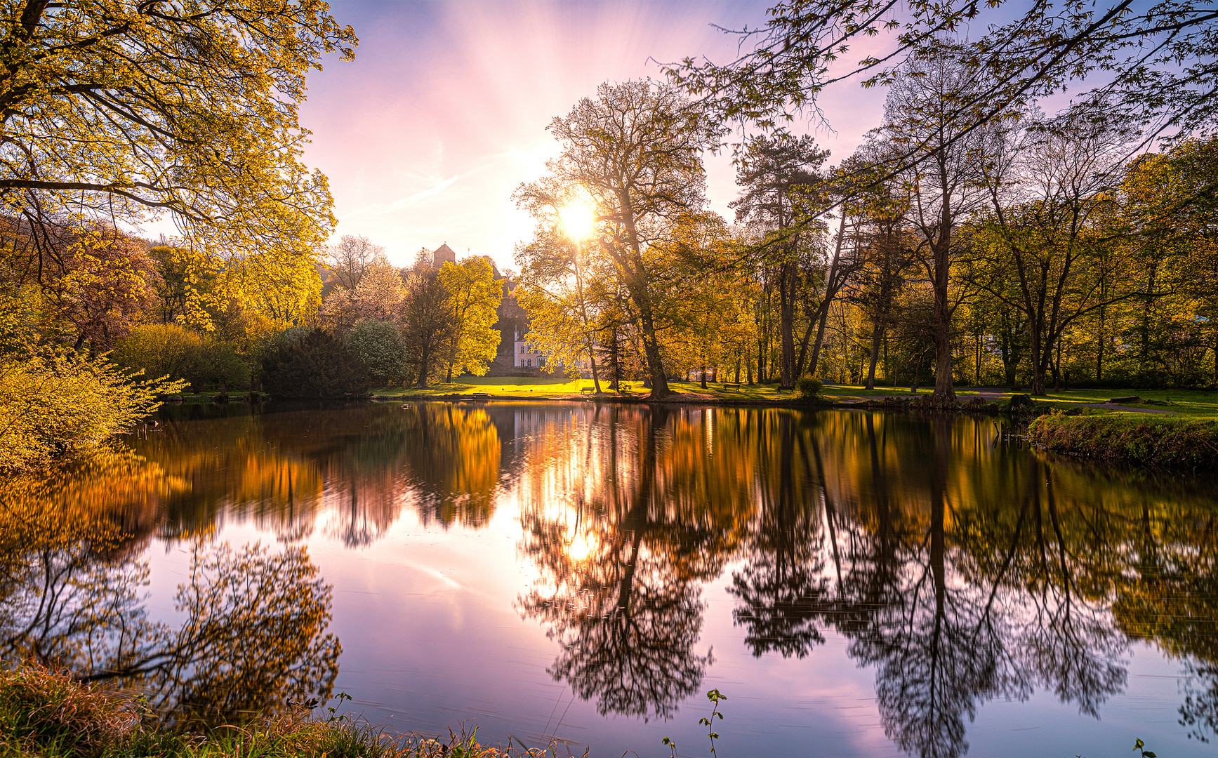 Morgens im Park