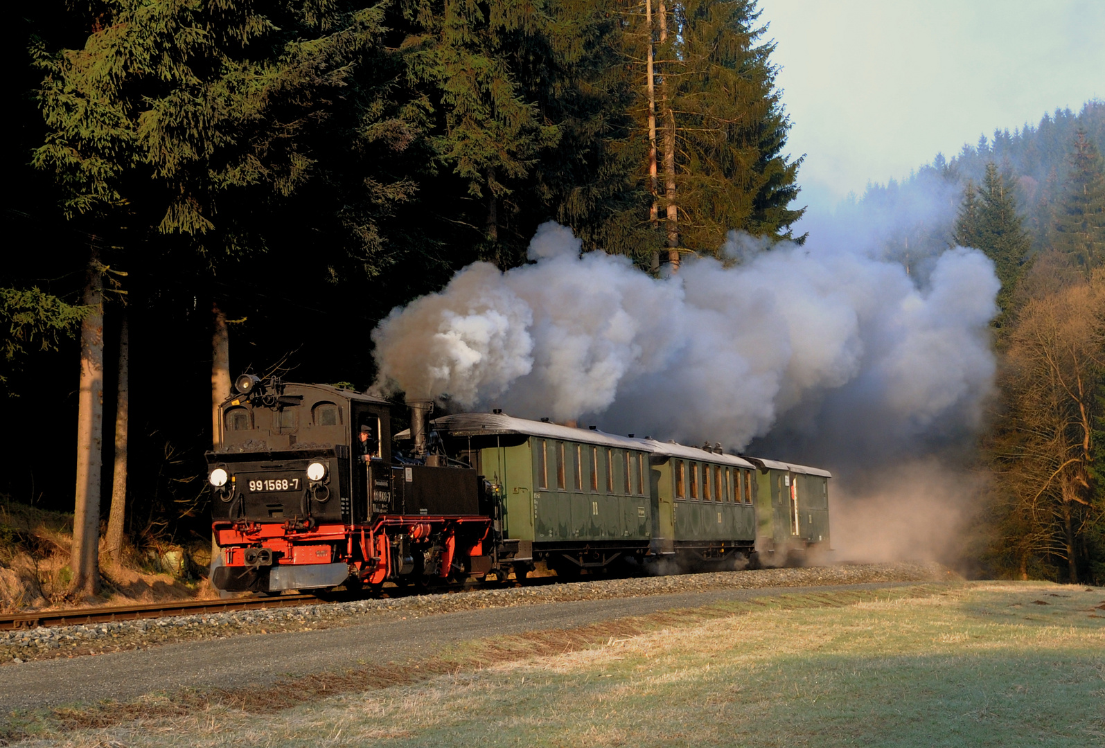 Morgens im Schwarzwassertal