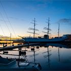 Morgens im Stralsunder Hafen - warten auf die Sonne...