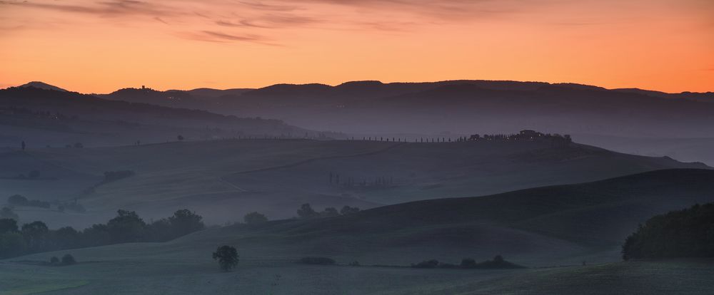 *morgens im Val d´Orcia*