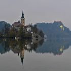 Morgens in Bled (Slowenien)