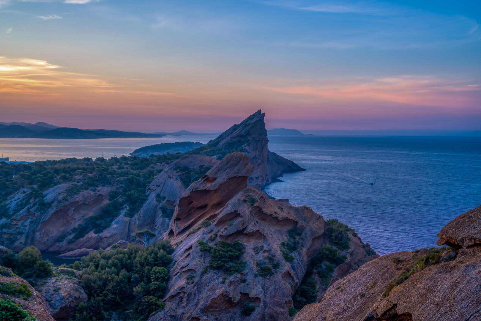 Morgens in den Calanques