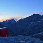 Morgens in den Dolomiten