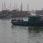 Morgens in der Bucht von Halong....