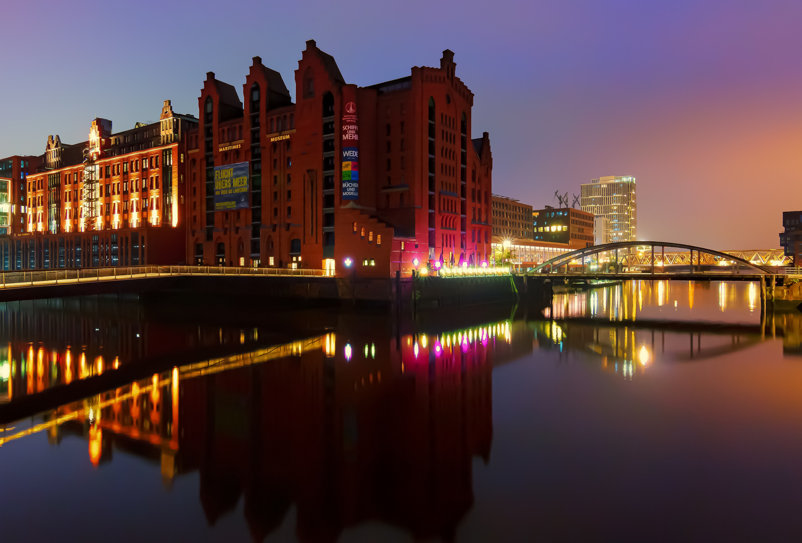 Morgens in der Speicherstadt