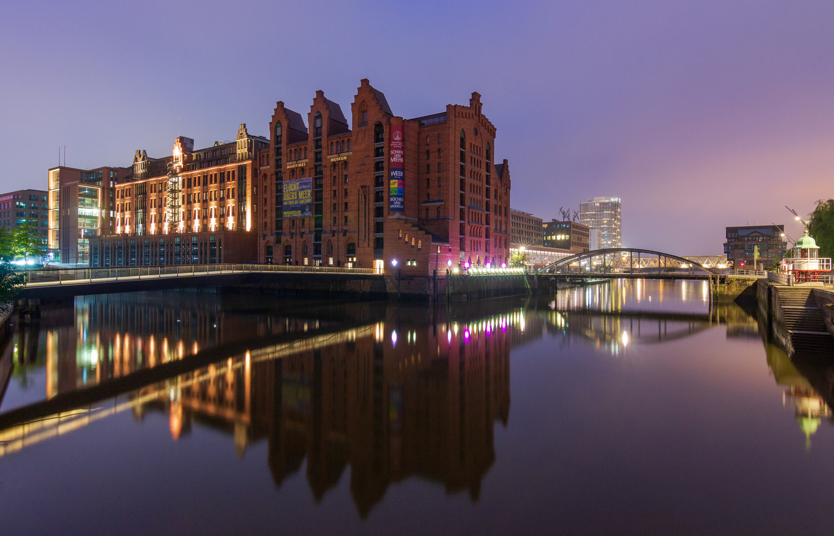 Morgens in der Speicherstadt