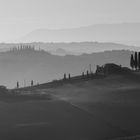 Morgens in der Toscana