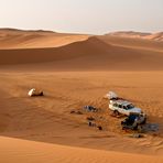 Morgens in der Wüste.