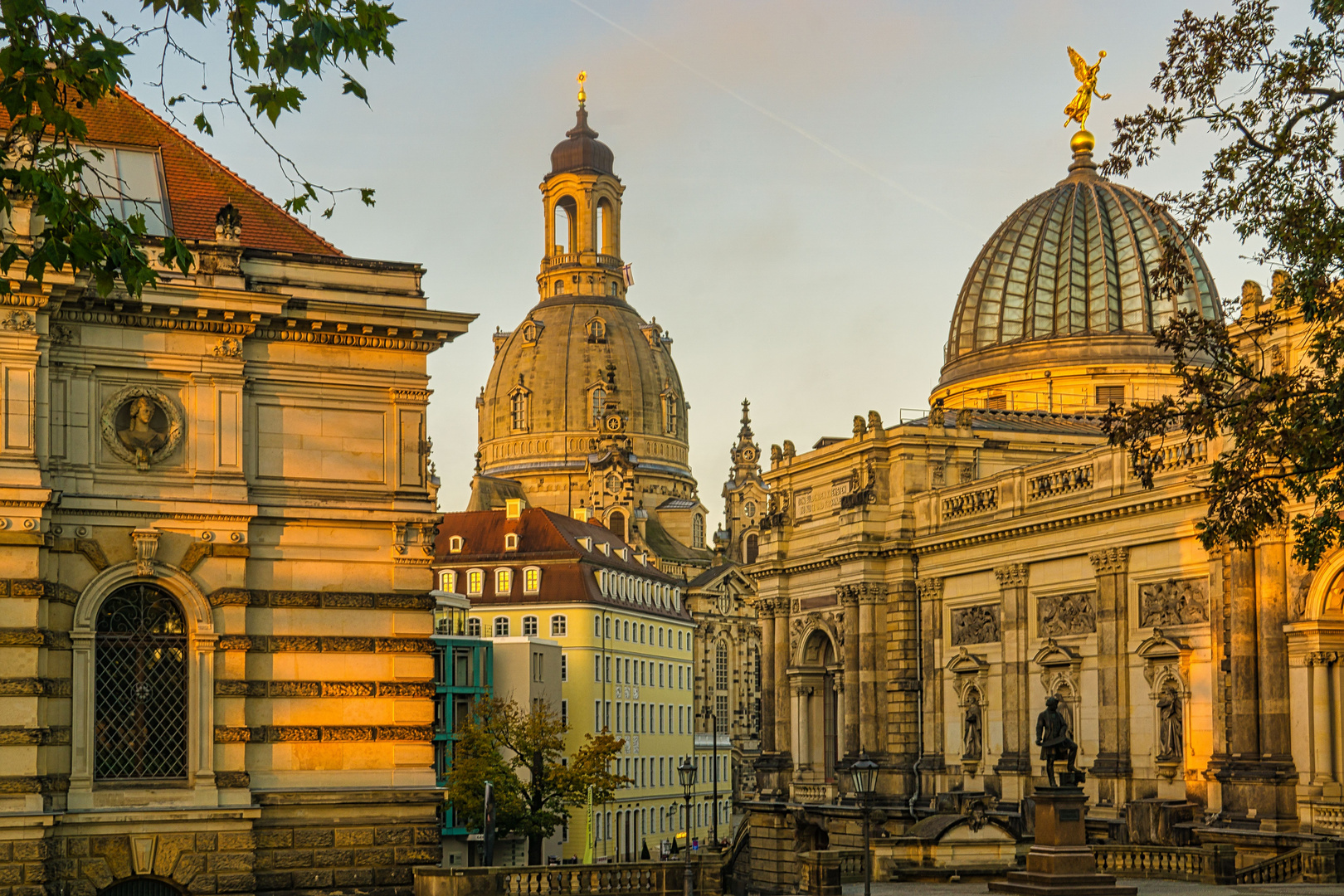 Morgens in Dresden