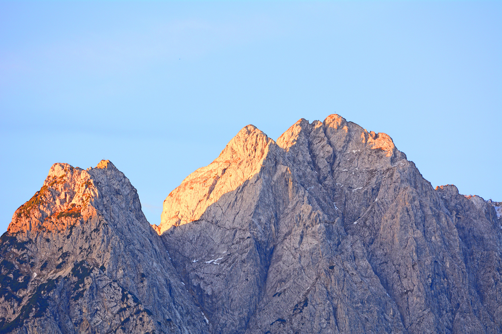 Morgens in Garmisch