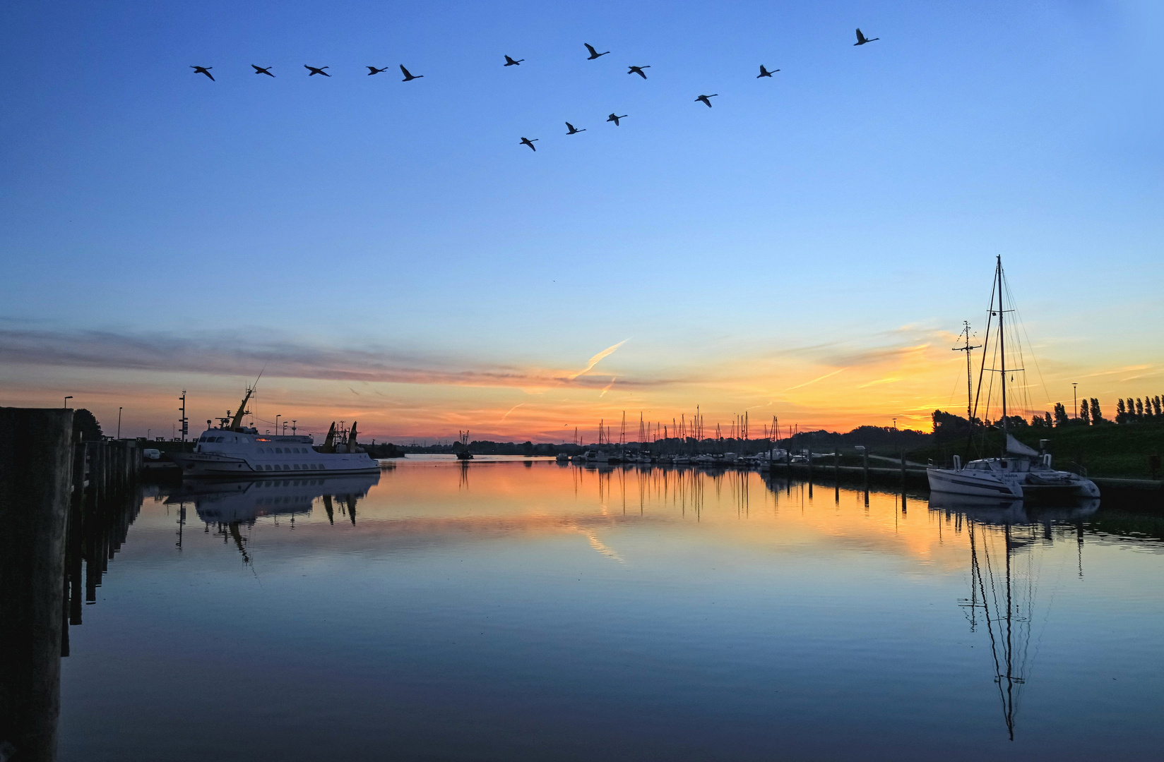 Morgens in Greetsiel