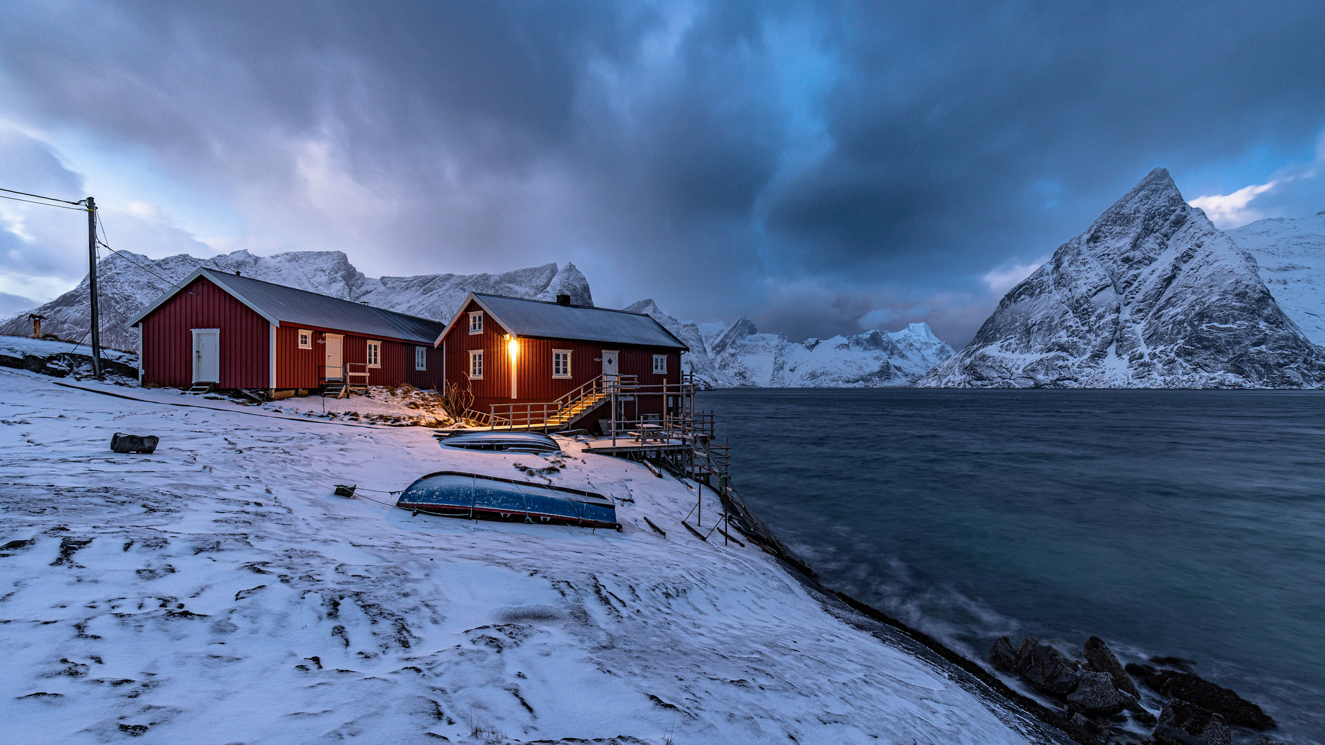 Morgens in Hamnoy .....
