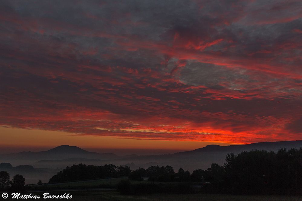 Morgens in Hessen