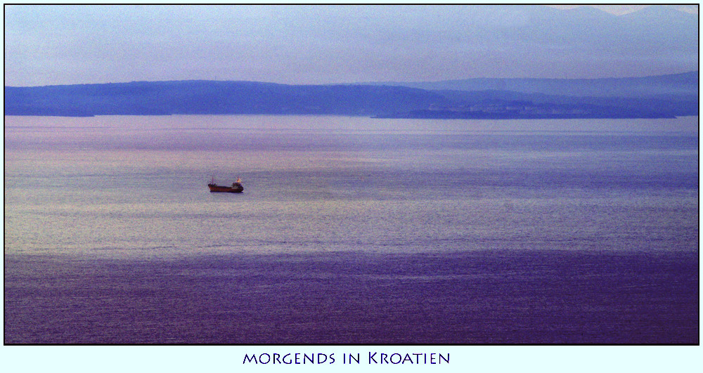 morgens in Kroatien