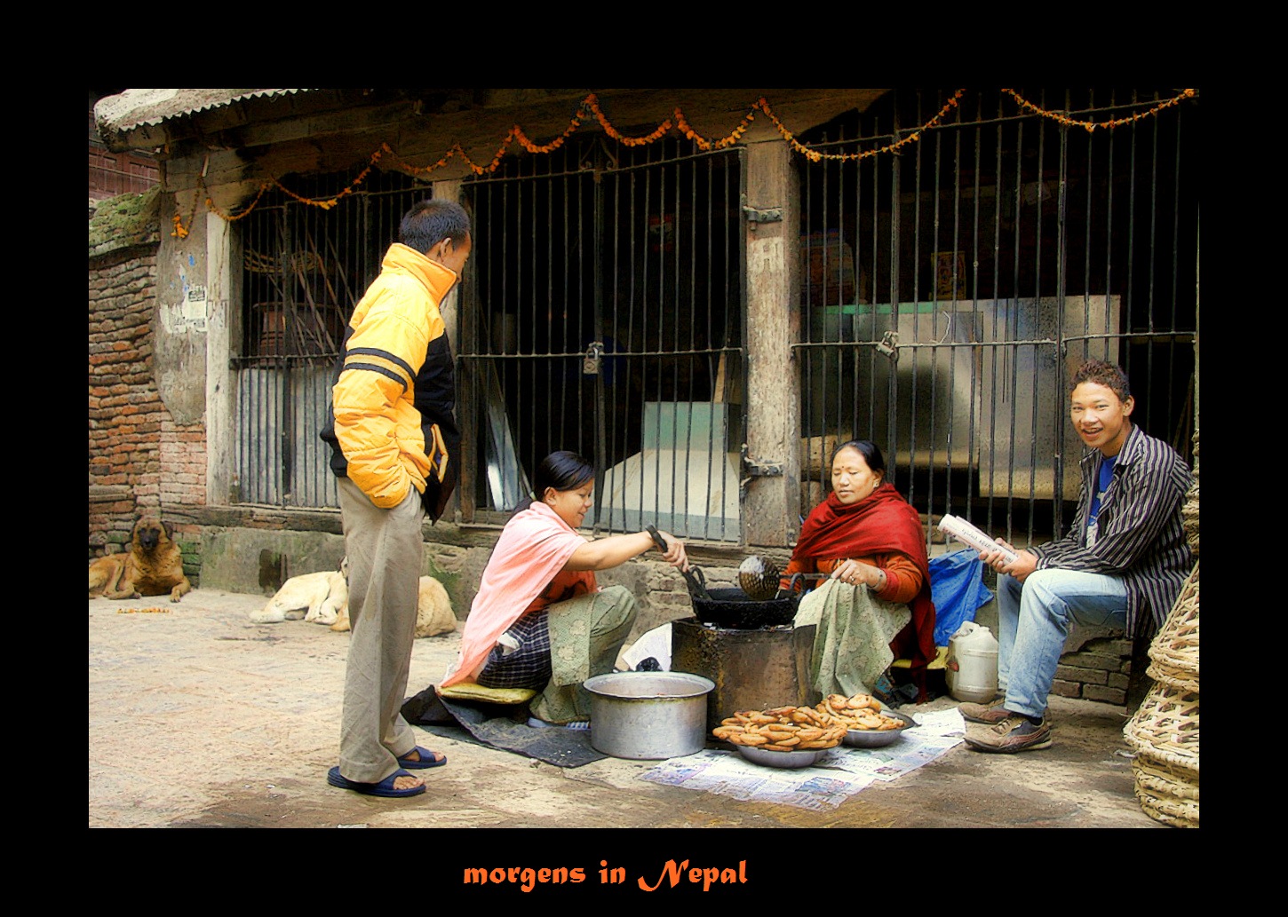 Morgens in Nepal