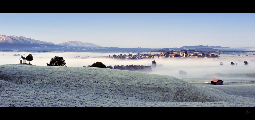 Morgens in Oberbayern