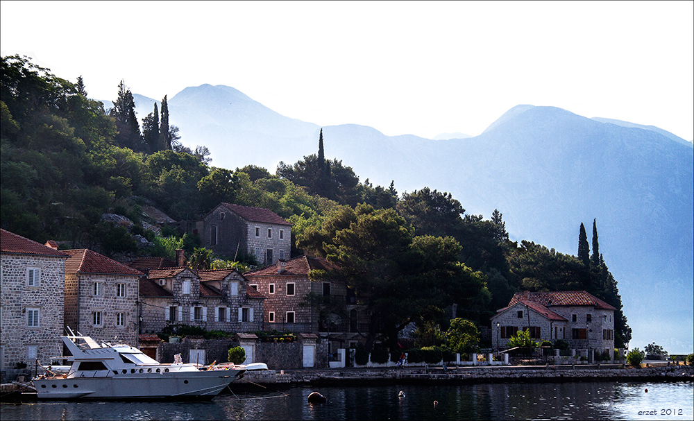 Morgens in Perast...