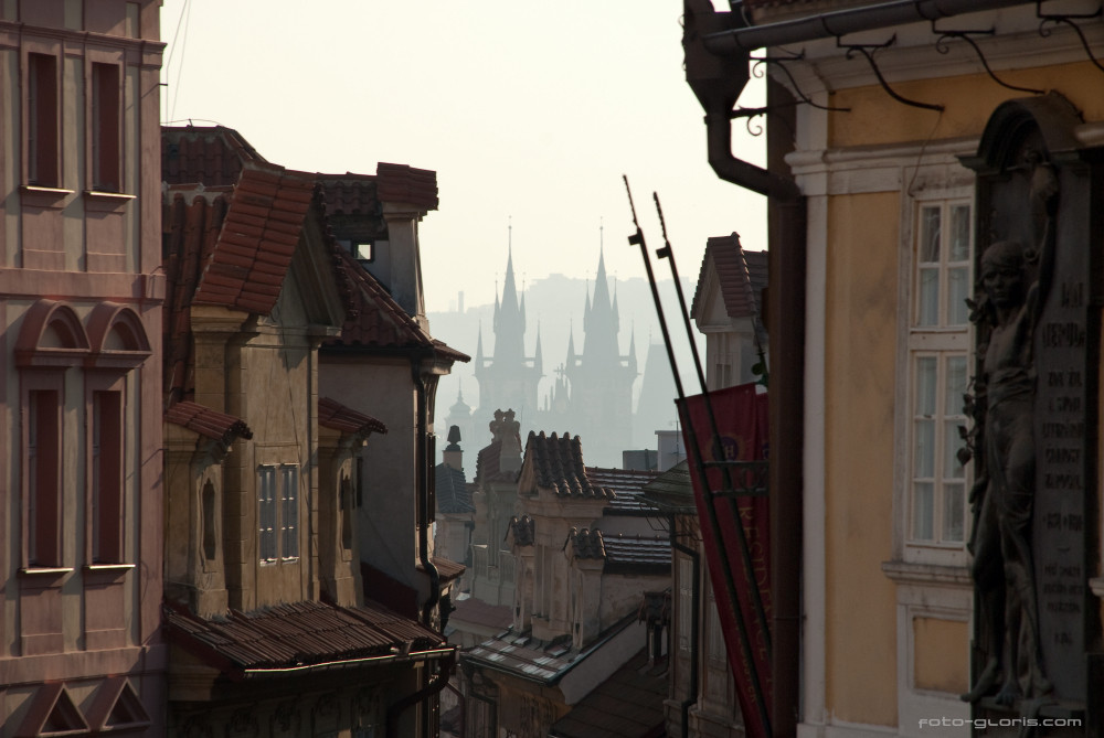 Morgens in Prag