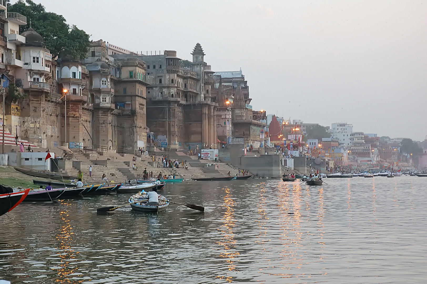 Morgens in Varanasi,Indien