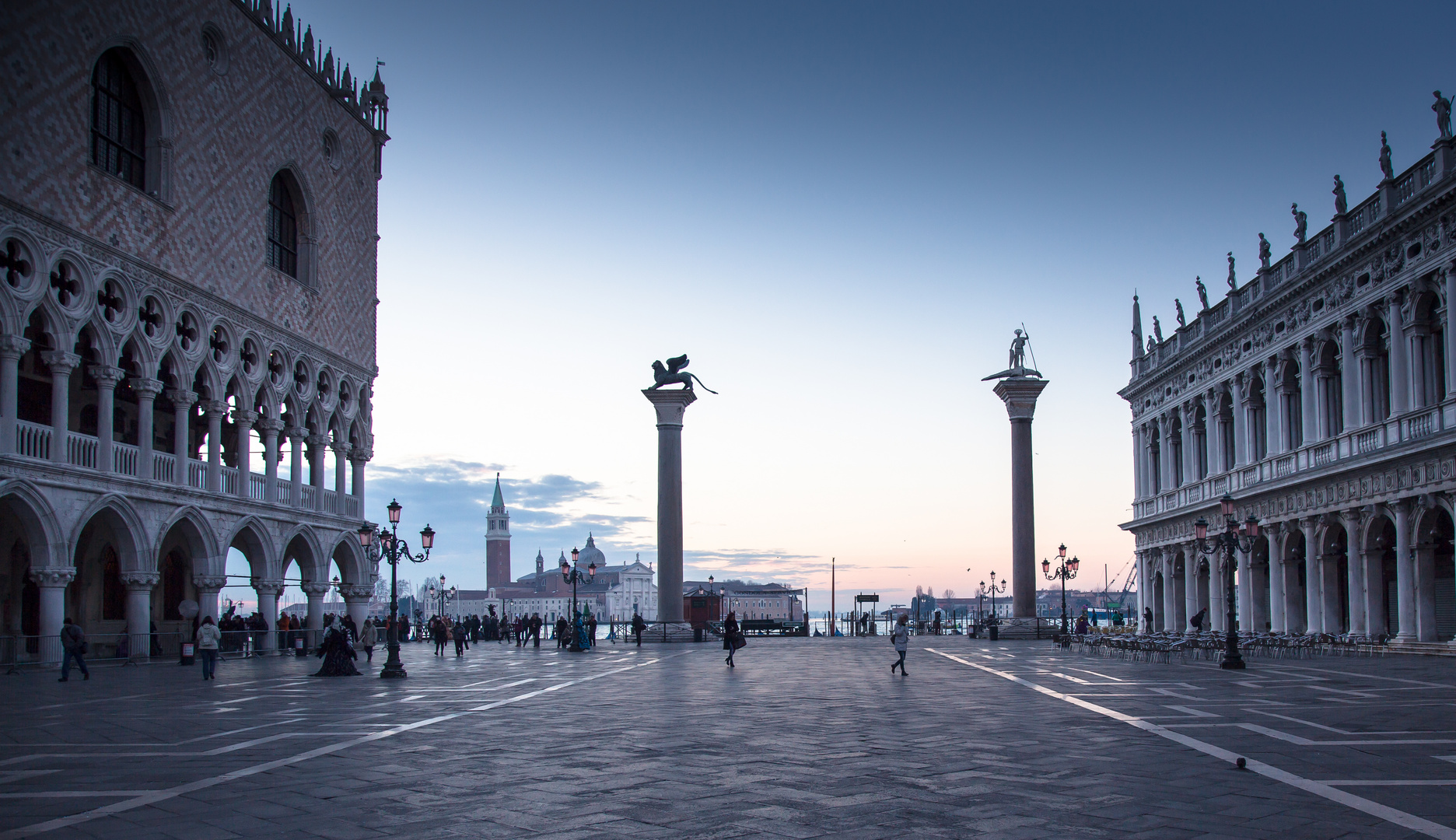 Morgens in Venedig