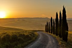 Morgens - Irgendwo bei Pienza