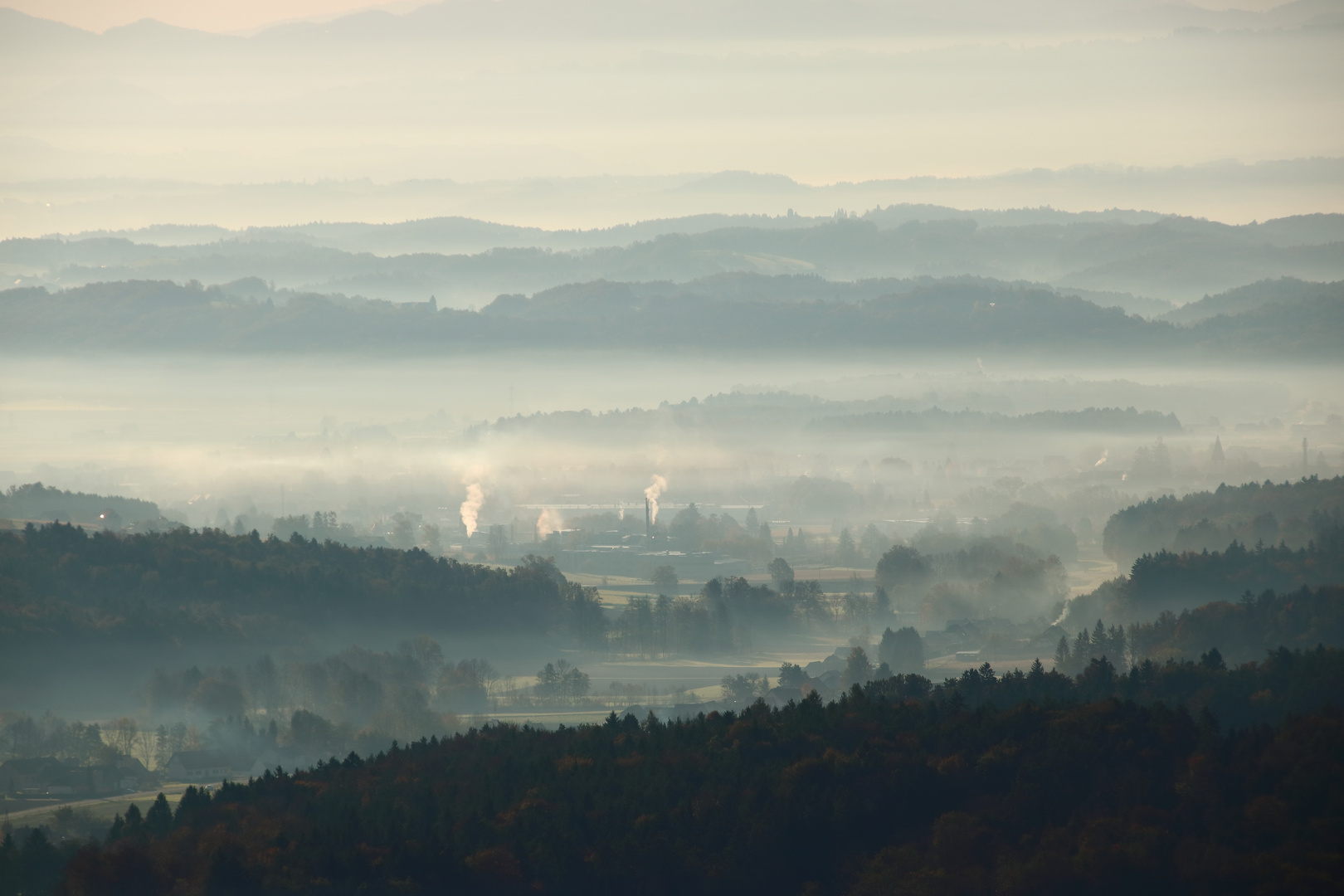 Morgens ist die Welt noch in Ordnung