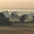 Morgens mit dem fahrrad unterwegs