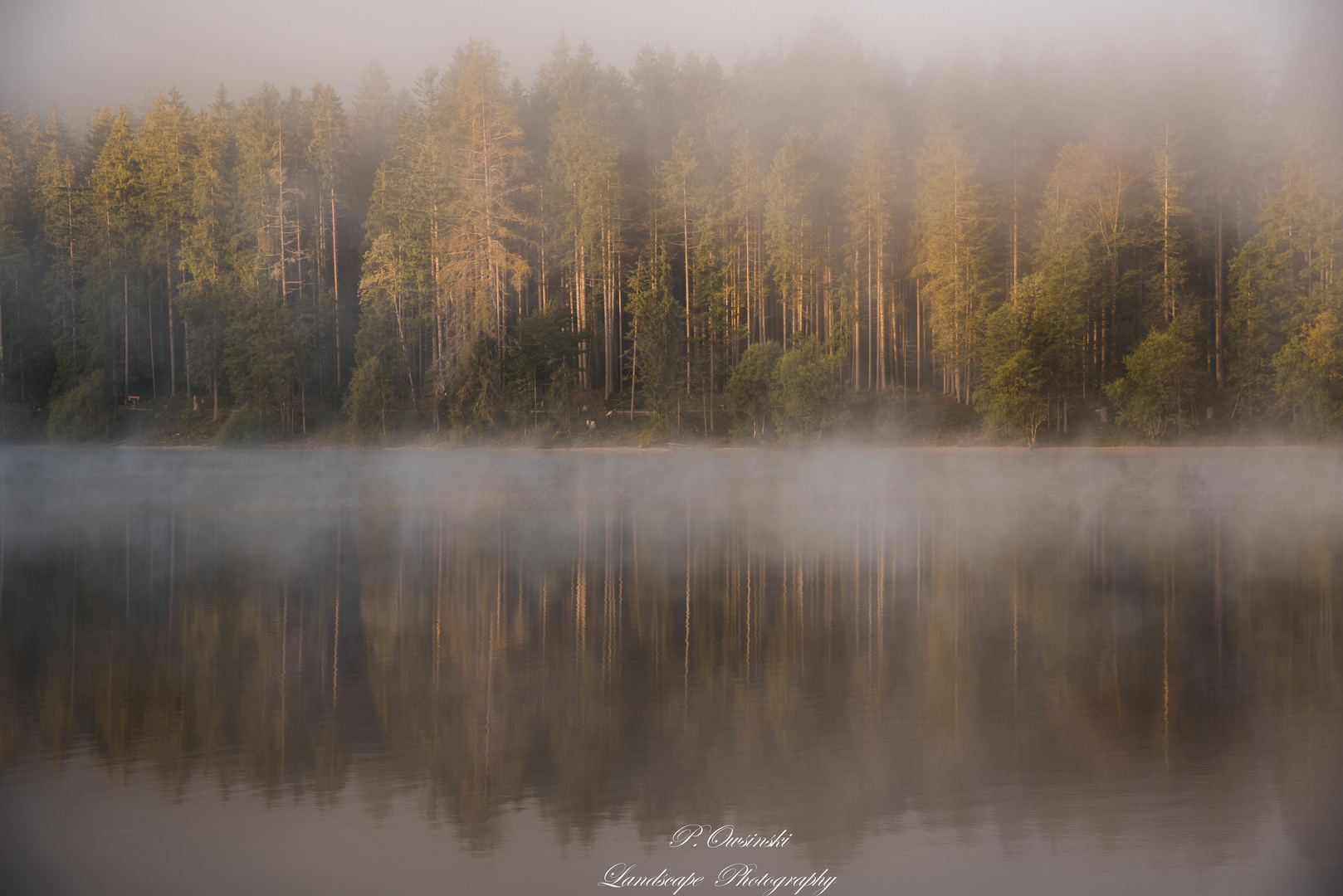 Morgens Sonnenschein über See