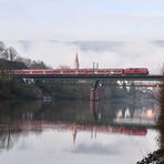 Morgens über dem Neckar