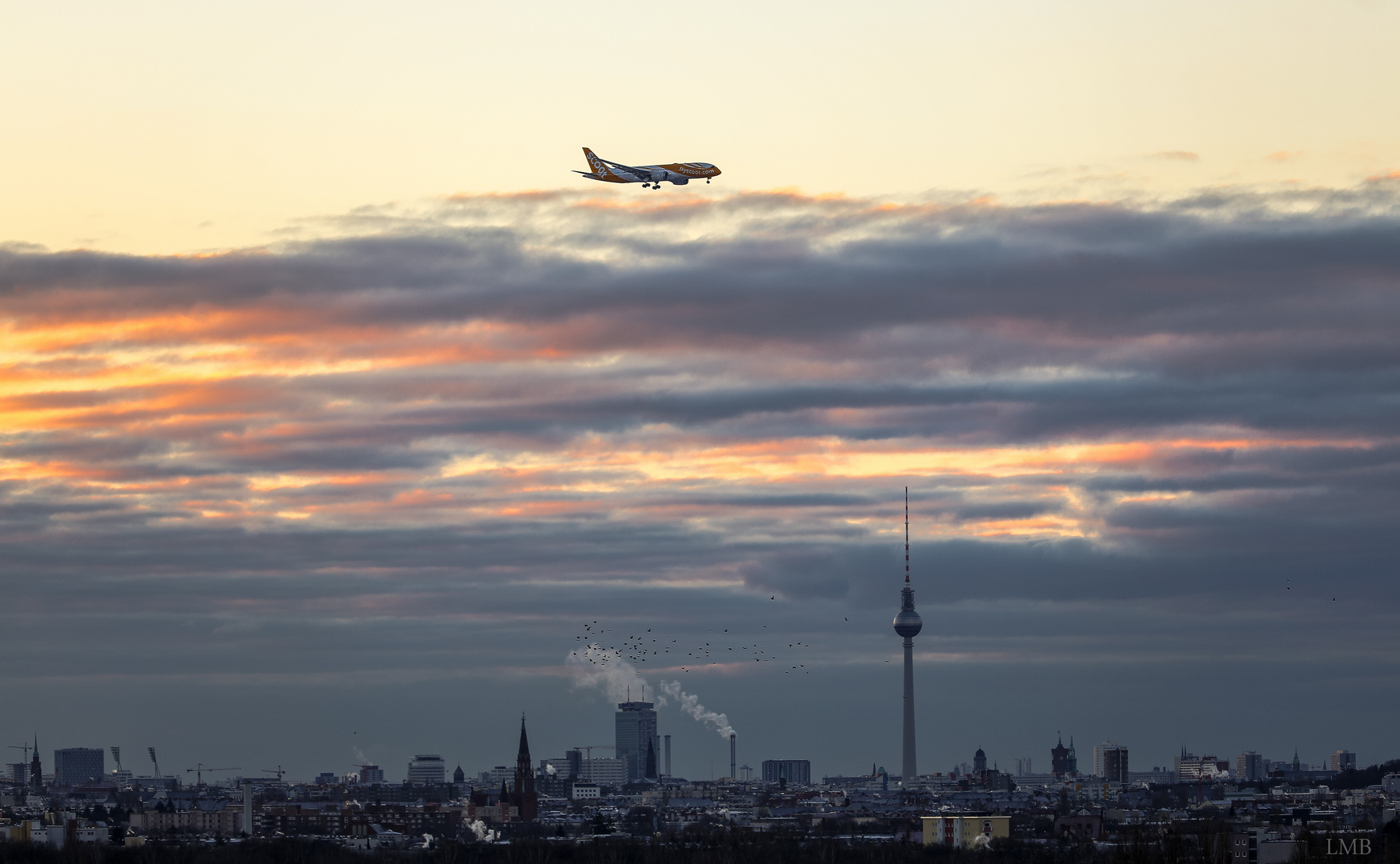 Morgens über der Stadt