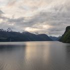 Morgens um 4 Uhr im Geiranger Fjord