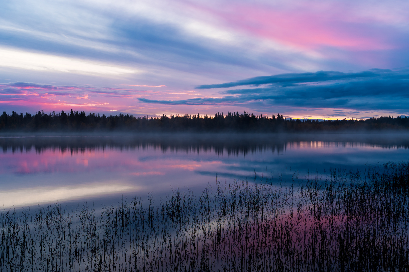 Morgens um 5 Uhr in Nordschweden!