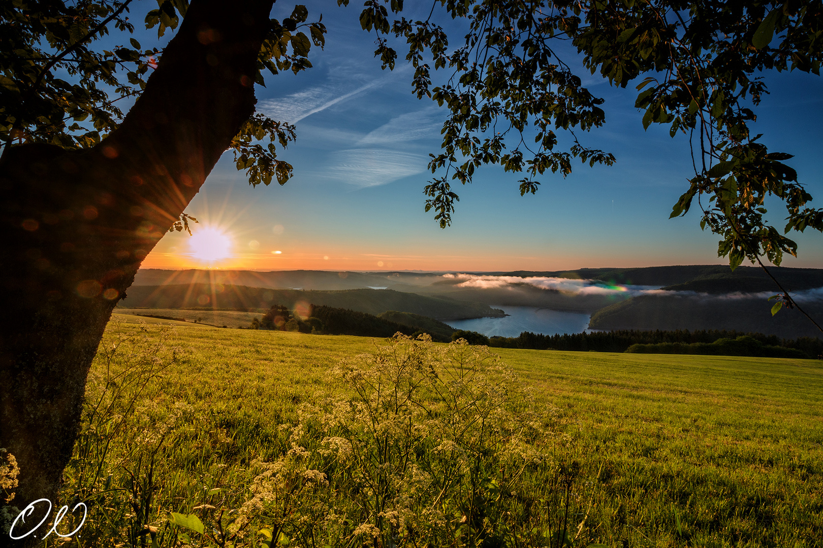 Morgens um 6 am Rursee