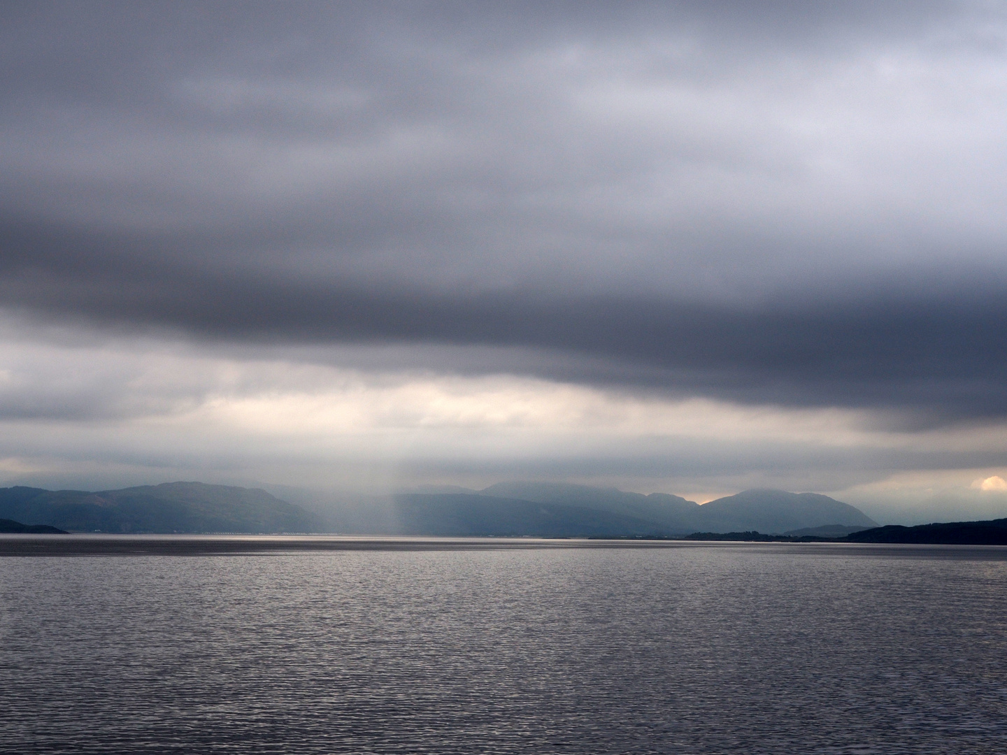 ..morgens um 6 im Sound of Mull - zur Isle of Mull