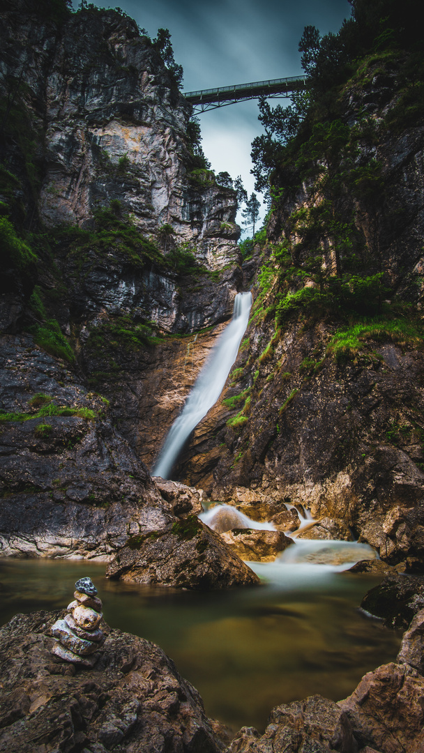 Morgens um 6 in der Pöllatschlucht